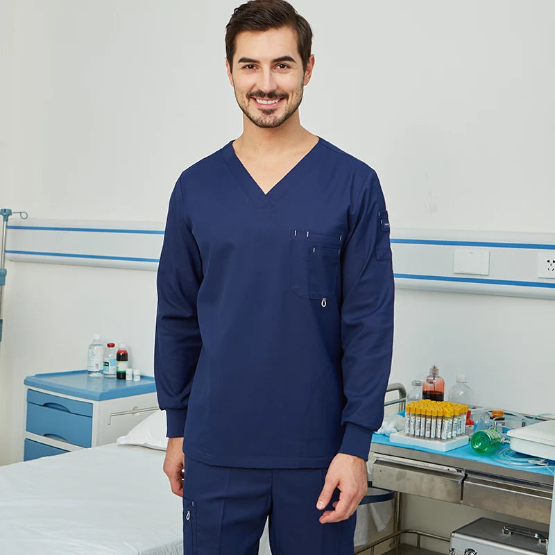 Scrub Uniform Nurse Workwear Scrubs Set Top Pant Nursing Uniforms