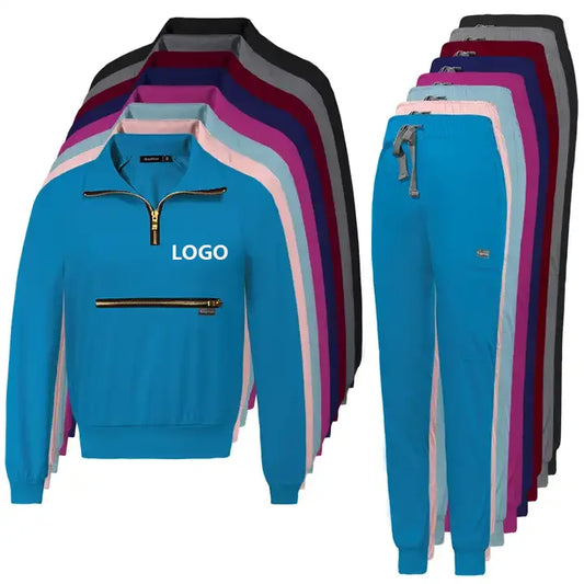 Elastic Scrub Vendors Top Pants Nurse Uniform Medical Scrub