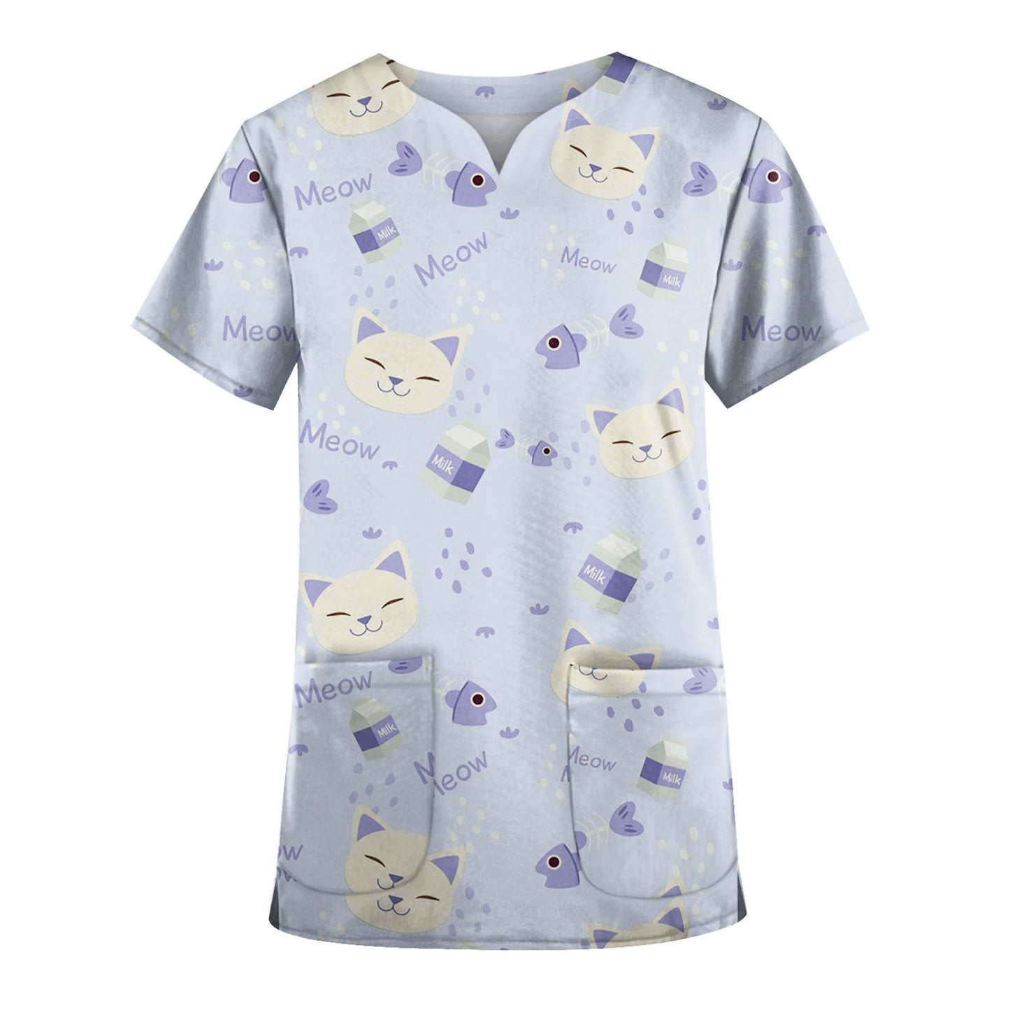 Unisex Medical Surgical Pharmacy Nurse Uniform Scrub
