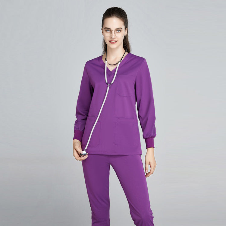 Hospital Design Uniform Scrubs Set Medical Scrubs Suit