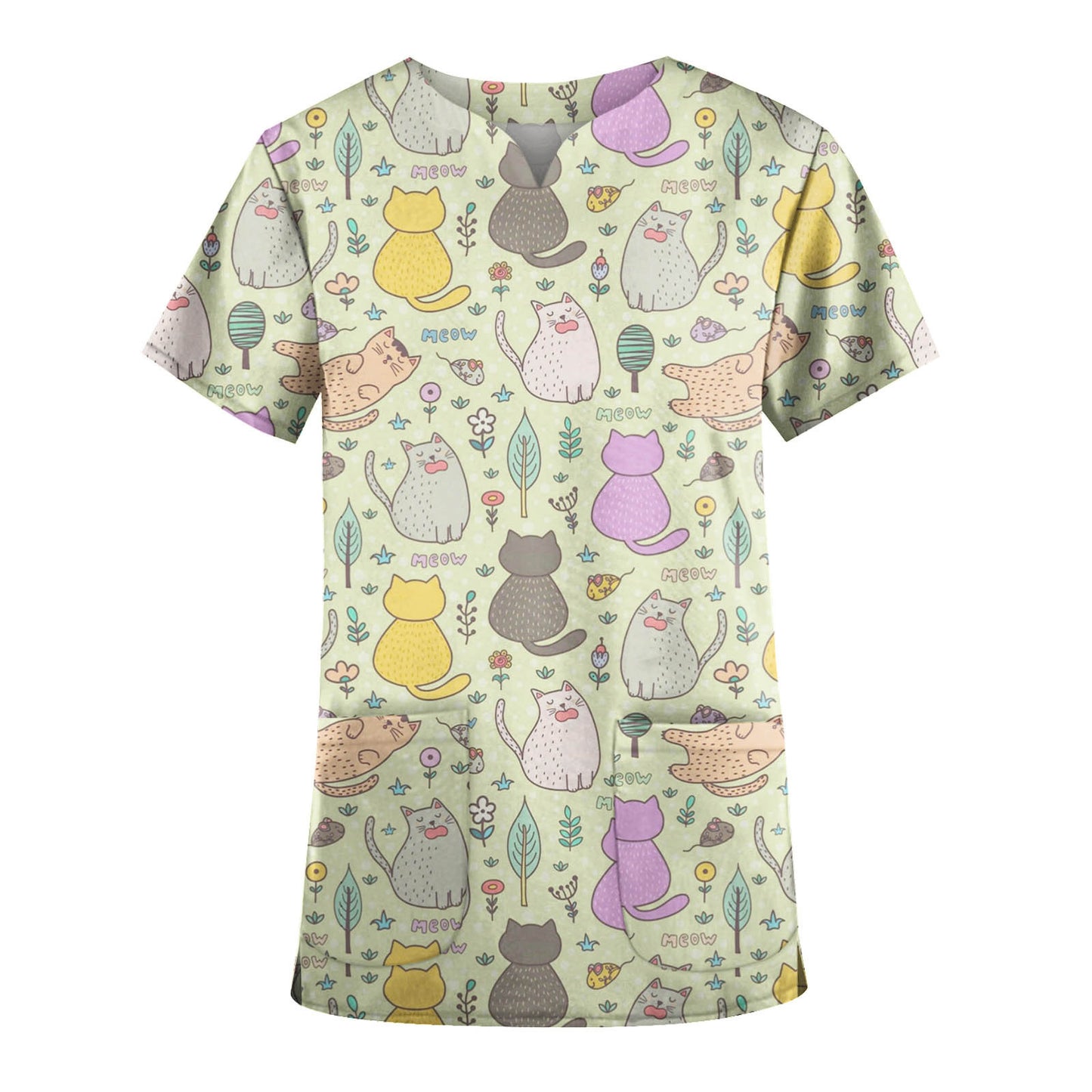 Unisex Medical Surgical Pharmacy Nurse Uniform Scrub