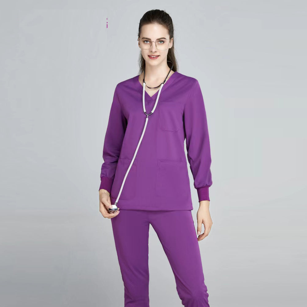 Hospital Design Uniform Scrubs Set Medical Scrubs Suit