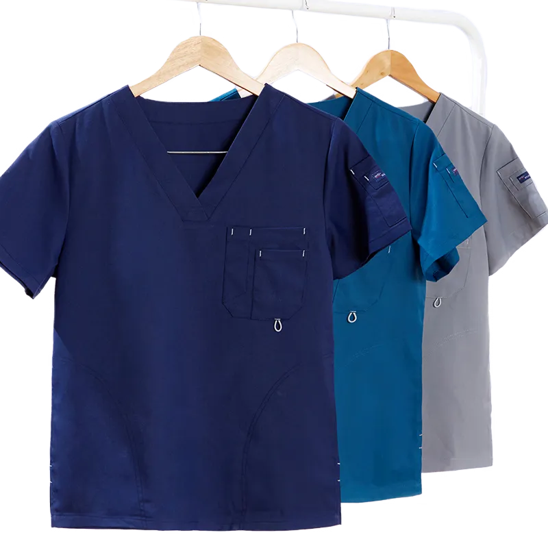 Scrub Uniform Nurse Workwear Scrubs Set Top Pant Nursing Uniforms