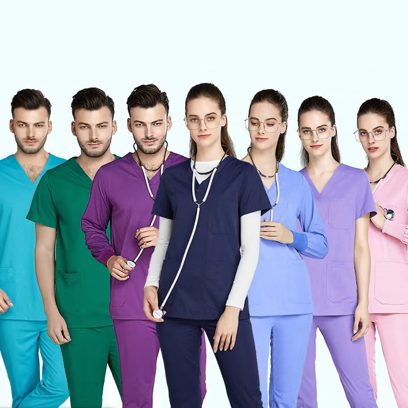 Hospital Design Uniform Scrubs Set Medical Scrubs Suit