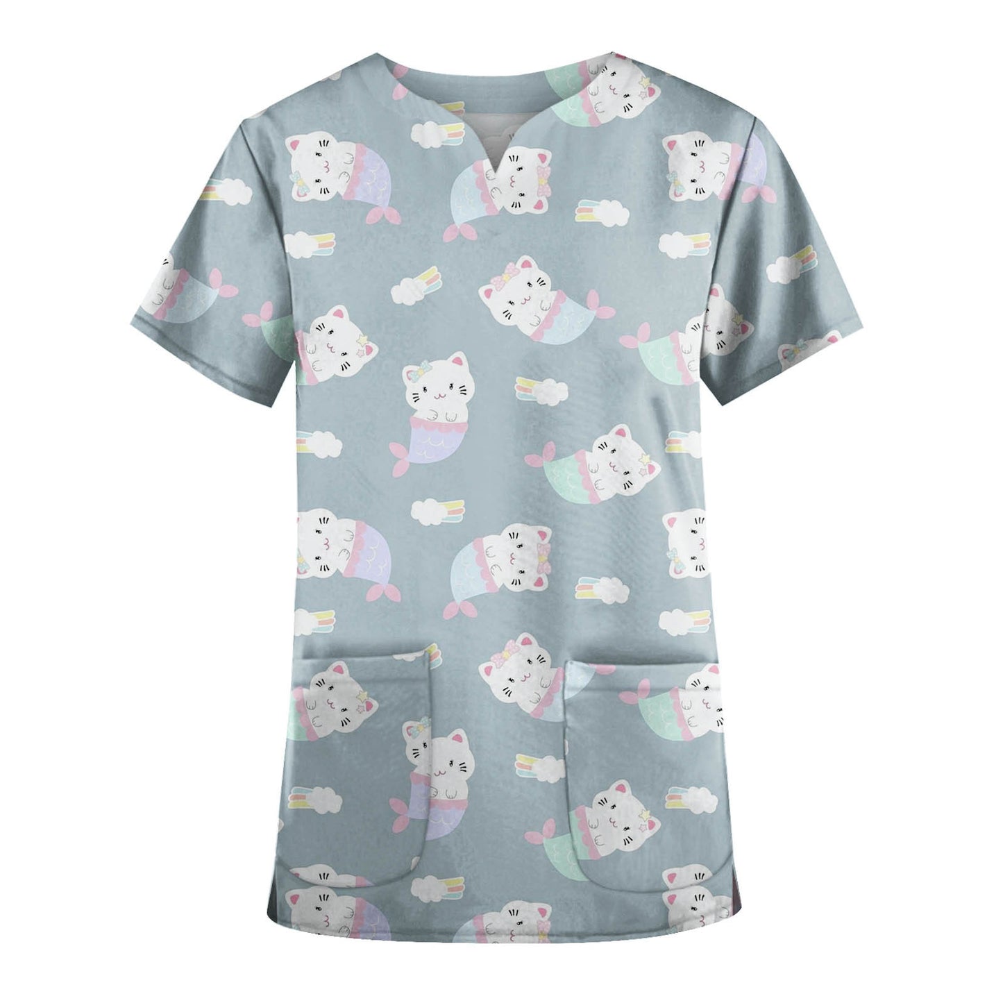 Unisex Medical Surgical Pharmacy Nurse Uniform Scrub