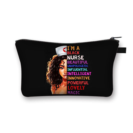 Hot Sale Nurse Printing Women Cosmetic Bags