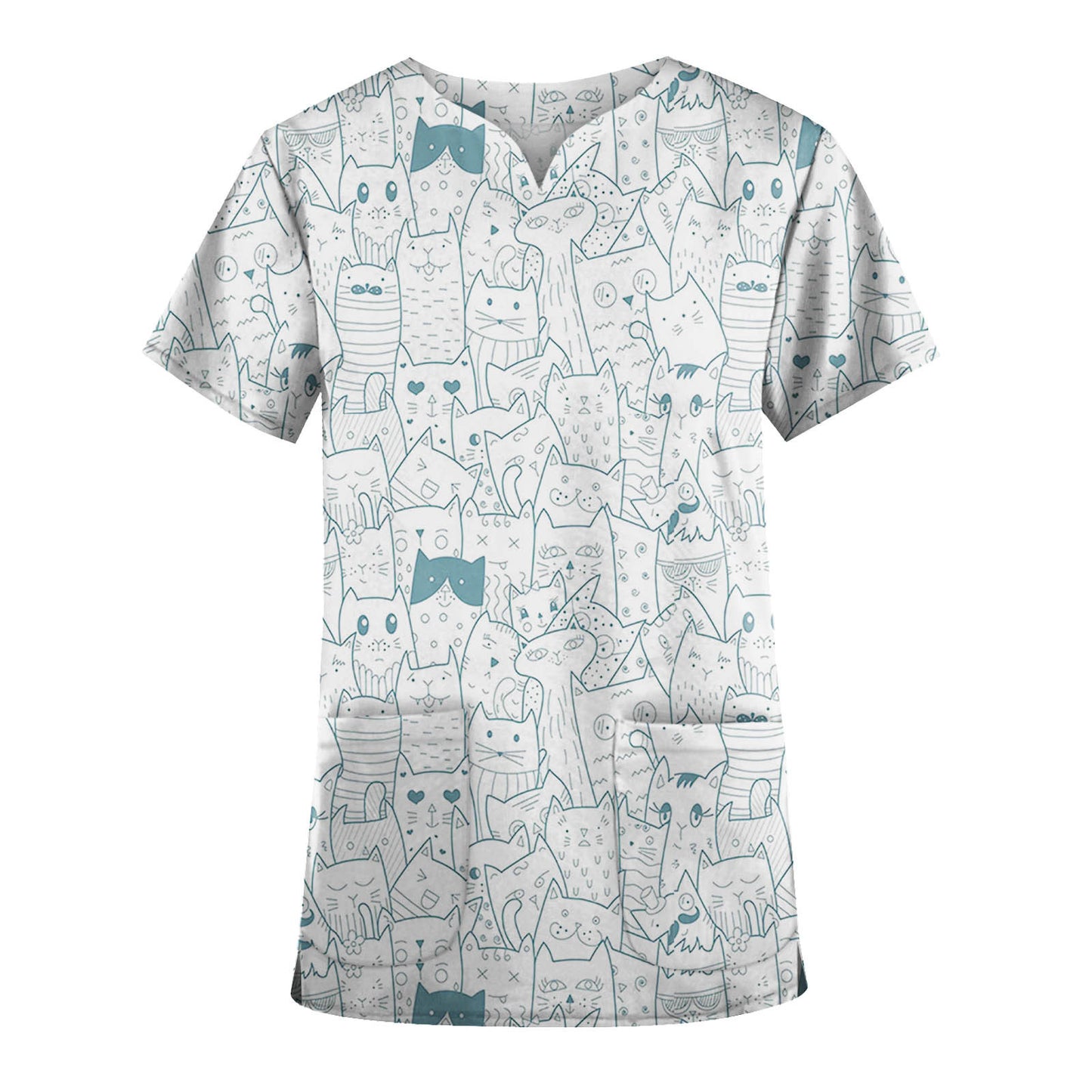 Unisex Medical Surgical Pharmacy Nurse Uniform Scrub