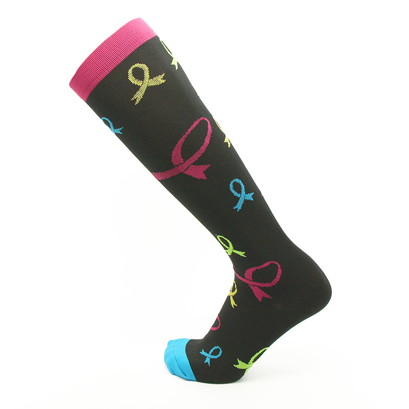 Compression Socks Colorful Women Nurse Socks