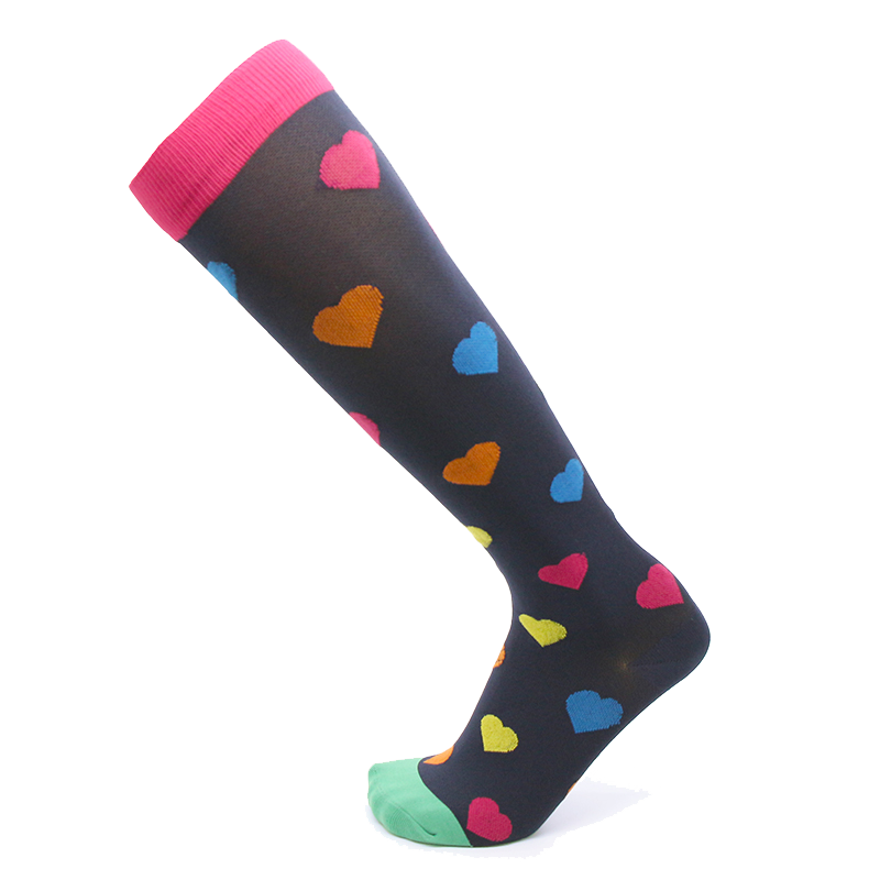 Compression Socks Colorful Women Nurse Socks