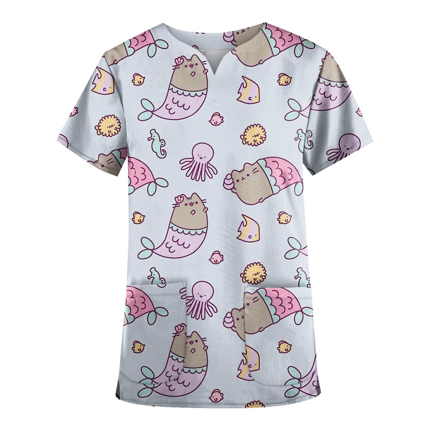 Unisex Medical Surgical Pharmacy Nurse Uniform Scrub