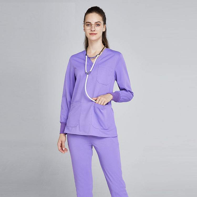 Hospital Design Uniform Scrubs Set Medical Scrubs Suit