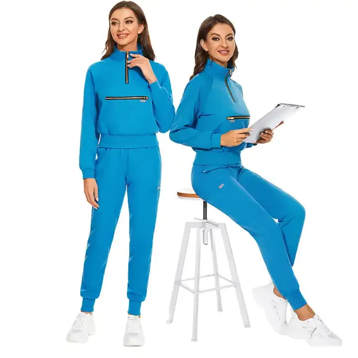 Elastic Scrub Vendors Top Pants Nurse Uniform Medical Scrub