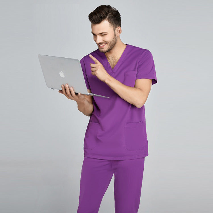Hospital Design Uniform Scrubs Set Medical Scrubs Suit