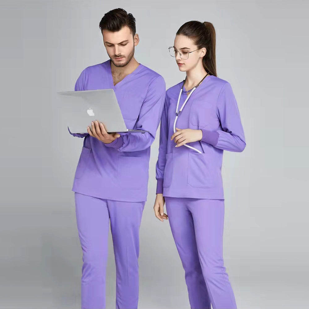 Hospital Design Uniform Scrubs Set Medical Scrubs Suit