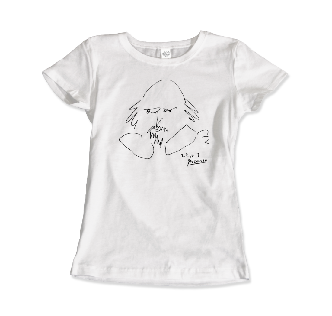 Picasso - William Shakespeare Portrait 1964 Art T-Shirt